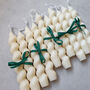 Bespoke Spiral Soy Wax Dinner Candles, thumbnail 2 of 8