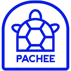 blue pachee turtle emblem logo 