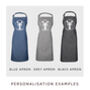 Personalised Seafood Chef Kitchen Apron, thumbnail 3 of 8