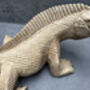 Hand Carved Wood Iguana Figurine 30cm Wood Animal Gift, thumbnail 11 of 12