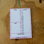 Pink Faux Terrazzo Daily Planner, thumbnail 8 of 9