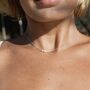 Asri Dainty Pearl Row Necklace, thumbnail 1 of 9