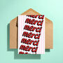 Merci Thank You Greeting Card, thumbnail 3 of 3