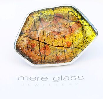 Cremation Ashes Jewellery Fused Glass Necklace, 8 of 10