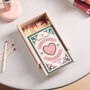 Personalised Couples 5th Wooden Anniversary Matchbox, thumbnail 2 of 5