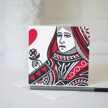 Queen Of Hearts Mother's Day Card, 2 of 3