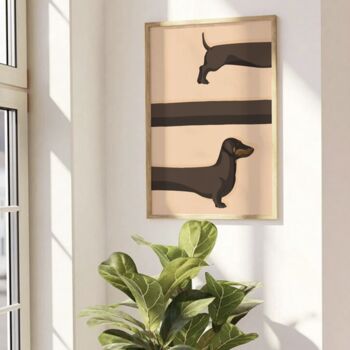 Exclusive Dachshund Dog Print, 5 of 7