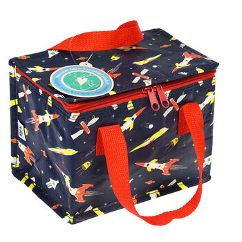 Children's Space Design Insulated Lunch Bag, 3 of 4