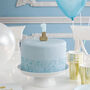 Blue Tone And Gold Glitter Number Birthday Candle, thumbnail 1 of 2