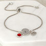 Silver Plated Cancer Zodiac Bracelet, thumbnail 3 of 7