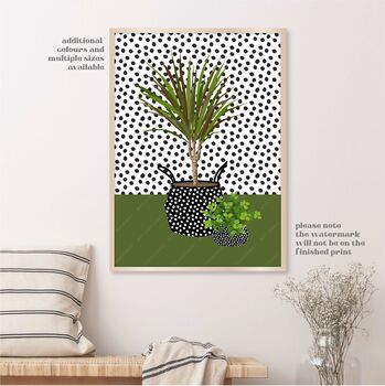 Spotty Palm Plant Print, 5 of 6