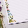 A4 Letter Writing Paper With Meadow Flower Border, thumbnail 2 of 4