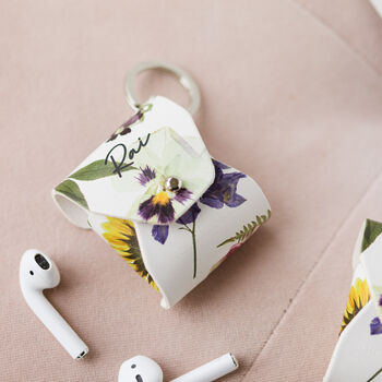 Autumn / Winter / Spring Flower Leather Air Pods Case, 2 of 6