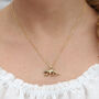 Personalised 18ct Gold Plated Leopard Necklace, thumbnail 1 of 4