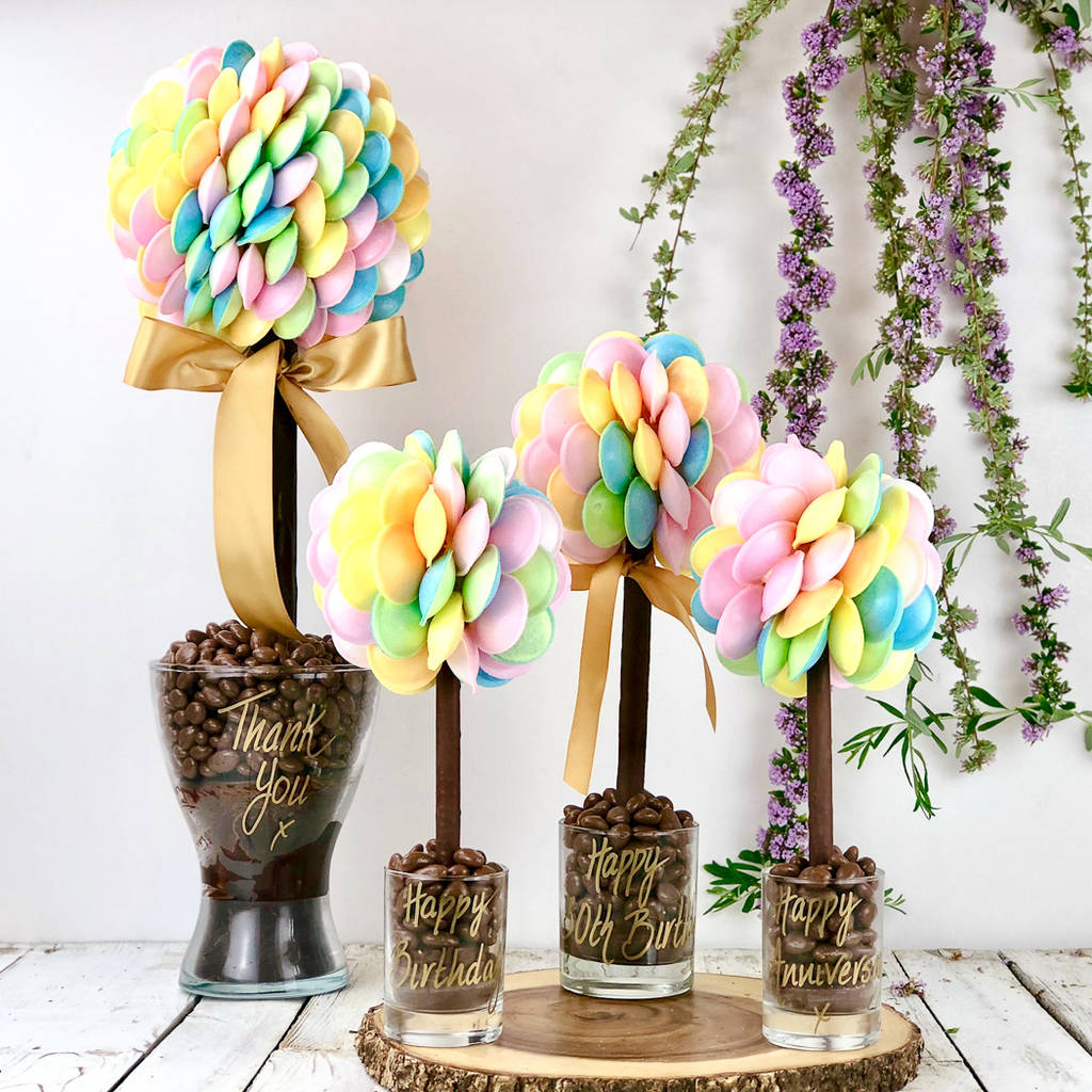 personalised flying saucer sweet tree by sweet trees