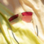 Hot Pink Rimless Rectangle Colour Tint Sunglasses, thumbnail 2 of 6