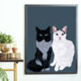 Custom Vibrant Personalised Pet Portrait Dog Cat, thumbnail 7 of 12