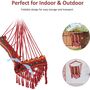 Outdoor Hanging Rope Chair Hammock Garden Chair, thumbnail 7 of 11