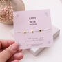 30th Birthday Sterling Silver Hearts Bracelet, thumbnail 1 of 6