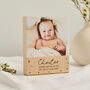 Personalised Wooden Photo Block With Engraved Name, thumbnail 1 of 5