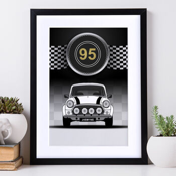 Personalised Framed Car Number Plate Set Of Three, 5 of 7