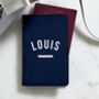 Navy Personalised Passport Cover, thumbnail 2 of 3