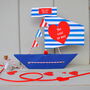 Personalised Valentine's Day Sail Boat Card, thumbnail 2 of 6