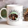 Personalised Christmas Dachshund Break Through, thumbnail 8 of 10