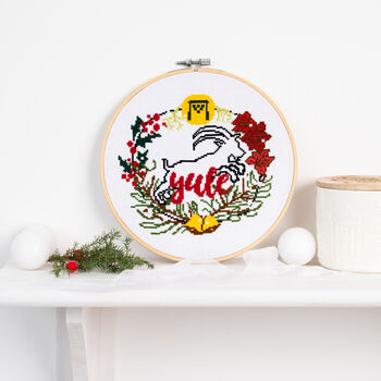 Yule Cross Stitch Kit, 2 of 5