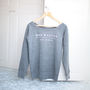Personalised 'Mrs' Wedding Date Jumper, thumbnail 4 of 5