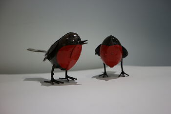 Two X Robin Sculptures Outdoor Statue, 4 of 9