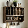 Brittany Wall Plate Rack With Hooks, thumbnail 1 of 6