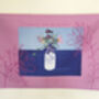 'Flowers From The Garden In A Japanese Vase' Tea Towel, thumbnail 3 of 7