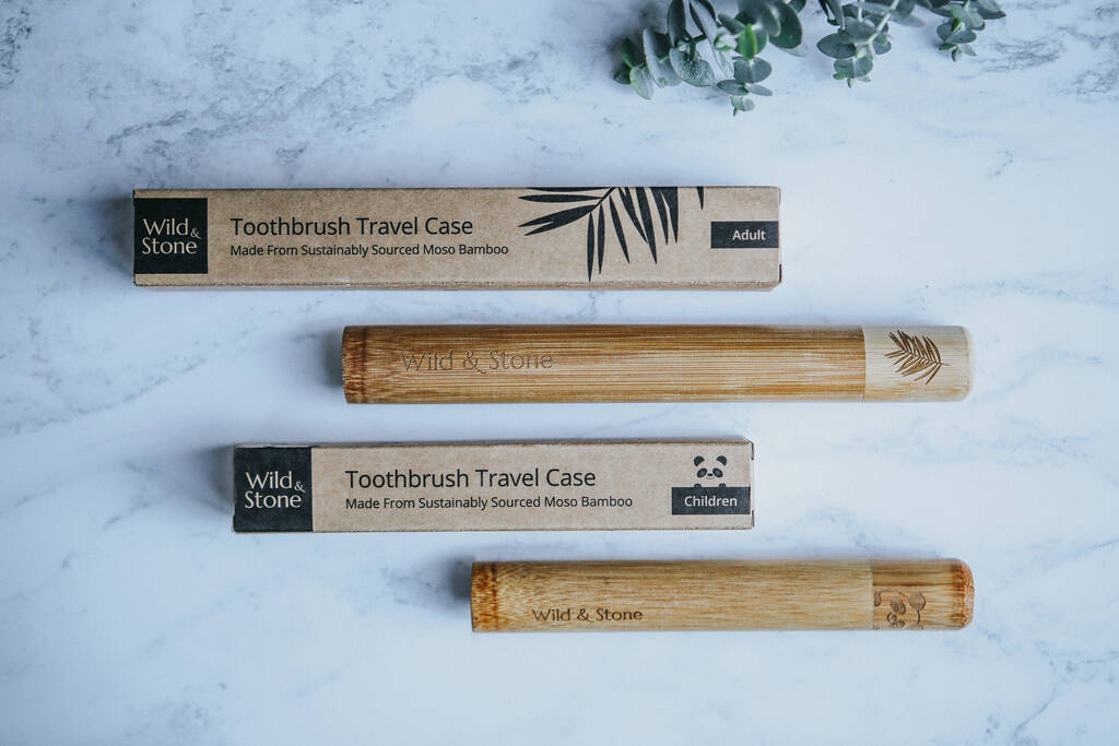Bamboo Toothbrush Travel Case, 1 of 9