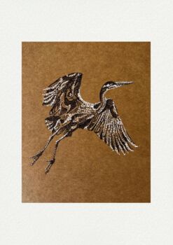 Shaded Birds Pointillism Diy Art Kit Set Of Four, 7 of 7