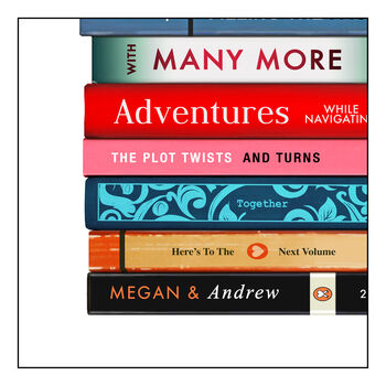 Personalised Books Anniversary Print, 3 of 4