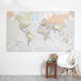 Giant Canvas World Map, thumbnail 1 of 7