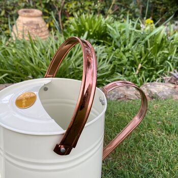 Heritage Cream And Copper Watering Can, 5 of 8