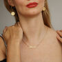 Sterling Silver Gold Vermeil 'Mama' Script Letter Necklace, thumbnail 4 of 8