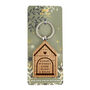 'A Home Without A Dog…' Dog House Shaped Keyring, thumbnail 2 of 3