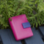 Personalised Berry Small Leather Purse Wallet Rfid Protected, thumbnail 2 of 9
