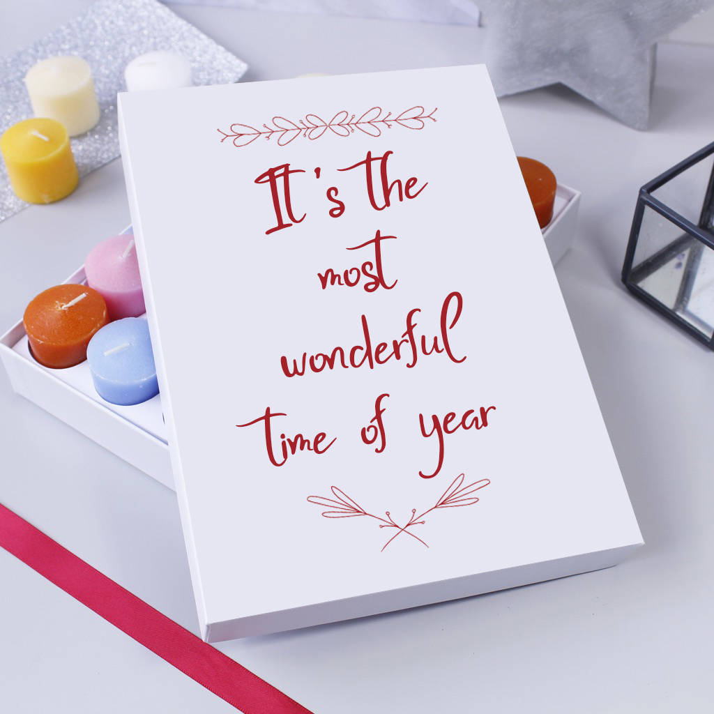 Christmas Quote Scented Advent Calendar By Olivia Morgan Ltd