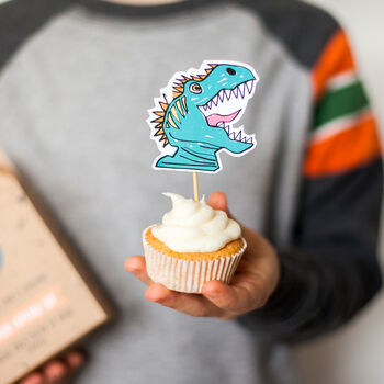 Dinosaur Cupcake Kit Party Bag, 7 of 8