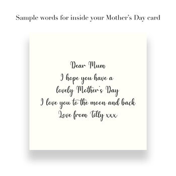 Personalised Mother's Day Card And Photo Frame Gift, 5 of 6
