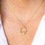 April Birthstone Statement Eternity Necklace, thumbnail 2 of 8