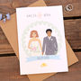 Wedding Day Personalised Mr And Mrs Card, thumbnail 3 of 5