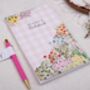 Personalised Pink Floral Gingham Stationery Gift Box, thumbnail 4 of 7