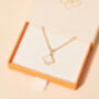 Personalised Mother Of Pearl Clover Cross Necklace, thumbnail 4 of 5