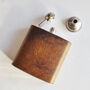 Classic Leather Hip Flask With Initials, thumbnail 3 of 5