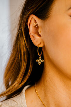 Tekenhu Cross Earrings, 6 of 6